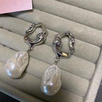 バロックパール　ピアス