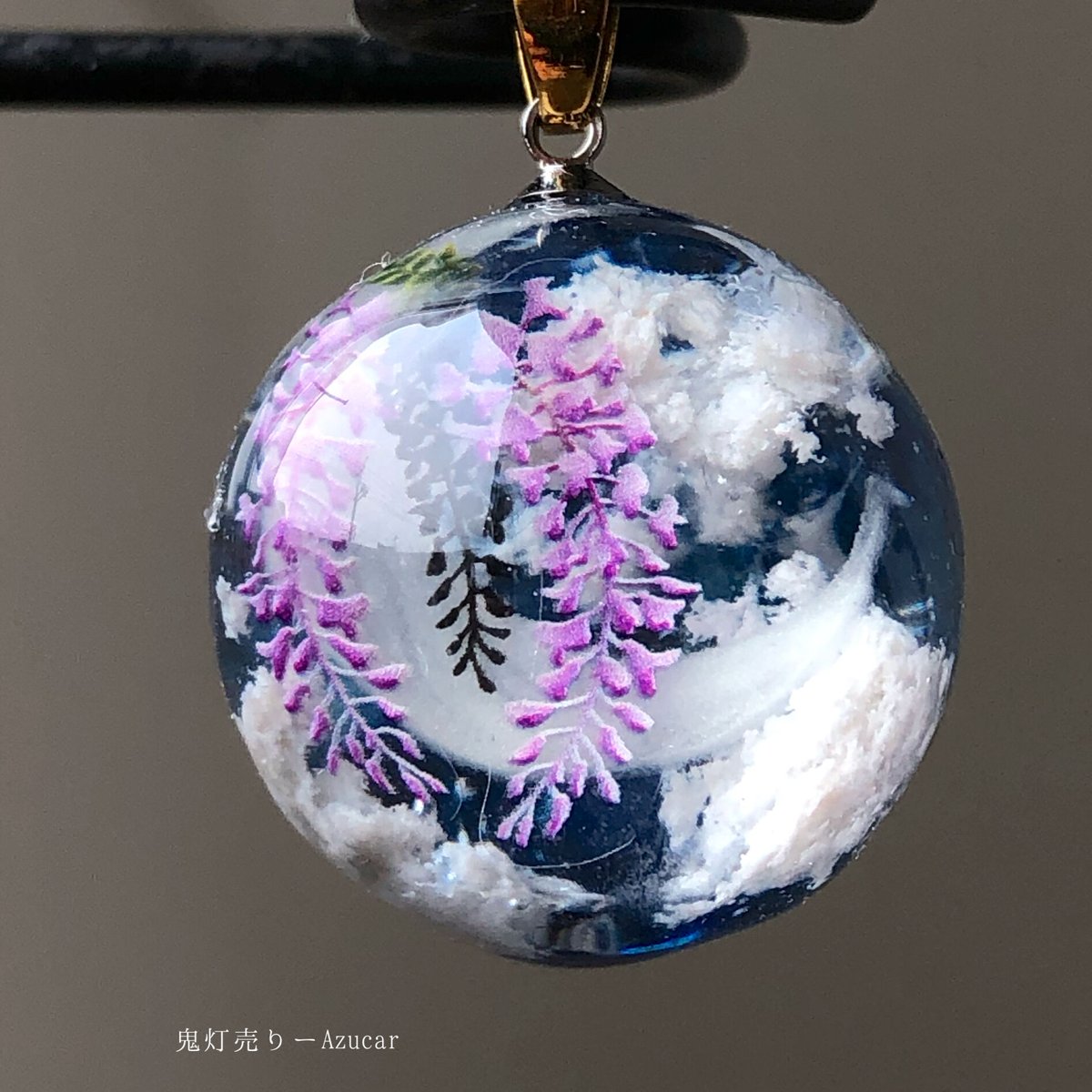 優貴香/レジン/金龍　天然石　蓄光　オルゴナイトキーホルダー 優貴香様専用/レジン/金龍 天然石 蓄光 オルゴナイト