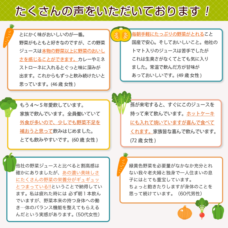 期間限定セール】国産緑黄色野菜ジュース（４ケース120缶） | MILLION