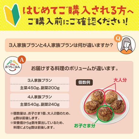 8/2お届け分【3人前×3日分】お試しプラン　※100セット限定※