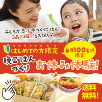 6/14お届け分【3人前×3日分】お試しプラン　※100セット限定※