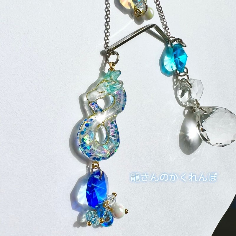 龍神サンキャッチャー 龍神サンキャッチャー 龍神サンキャッチャー（昇り龍・ゴールド