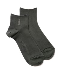 silky rib ankle sizeless charcoal/ free