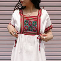 刺繍コットンワンピース（used）