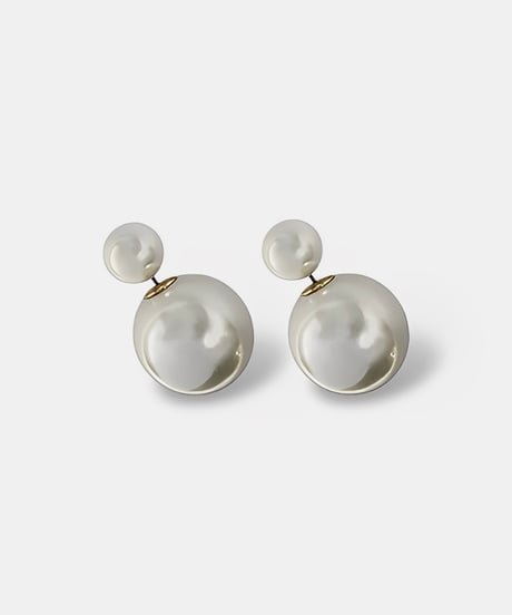 Double Pearl Earrings