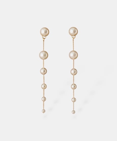 6-Pearl Drop Earrings