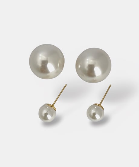 Double Pearl Earrings