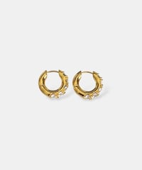 Cubic Zirconia Hoop Earrings
