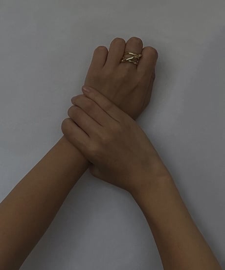 Triple Line Ring