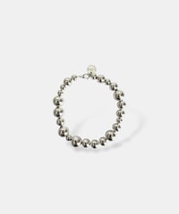 Asymmetrical Silver Pearl Bracelet