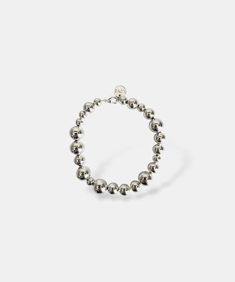 Asymmetrical Silver Pearl Bracelet