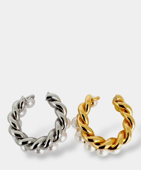 Pearl & Twist Ear cuff