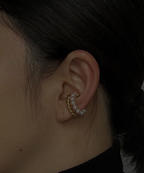 Pearl & Twist Ear cuff