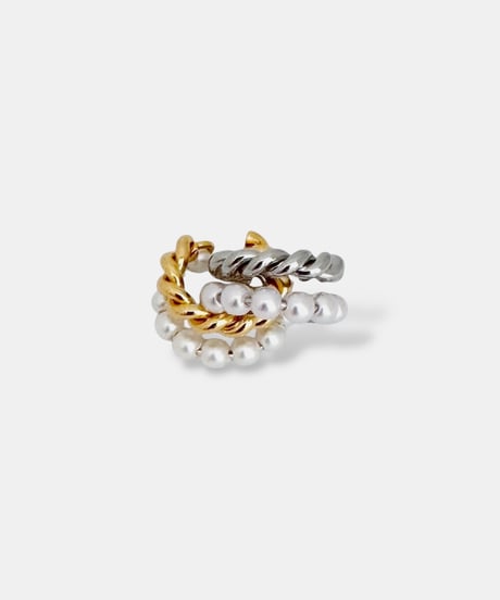 Pearl & Twist Ear cuff