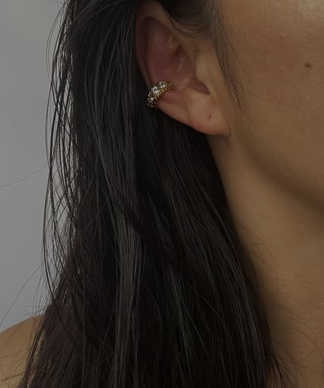 Cubic Zirconia Ear Cuff
