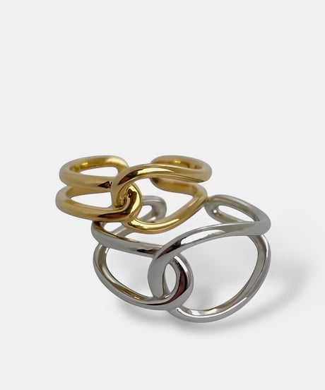 Double Cross Open Ring