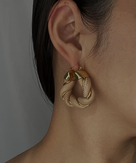 Twist Triangle Earrings