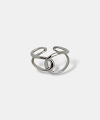 Double Cross Open Ring