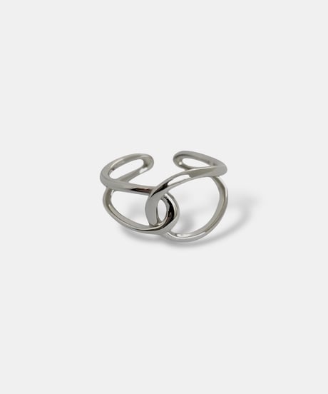 Double Cross Open Ring