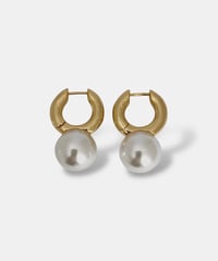 Pearl Hoop Earrings