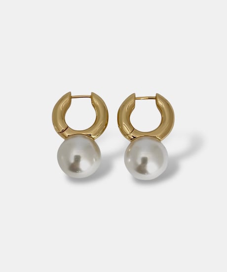 Pearl Hoop Earrings