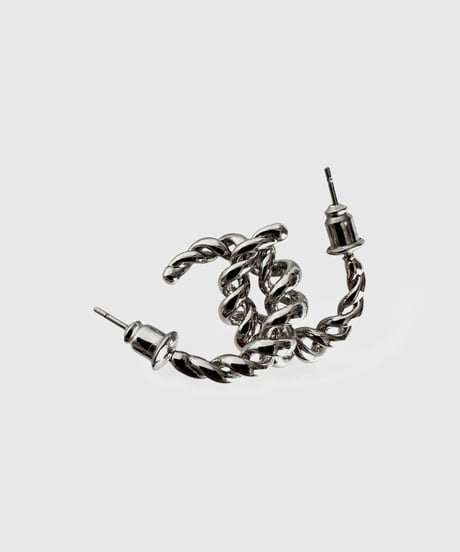 TWIST CIRCLE EARRINGS