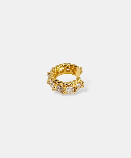Cubic Zirconia Ear Cuff