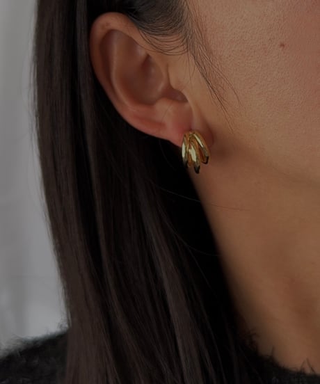 TRIPLE HOOP EARRINGS
