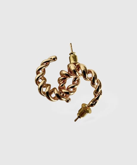 TWIST CIRCLE EARRINGS