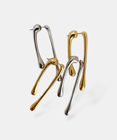 Asymmetry Drop Earrings