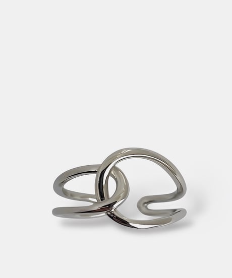 Double Cross Open Ring
