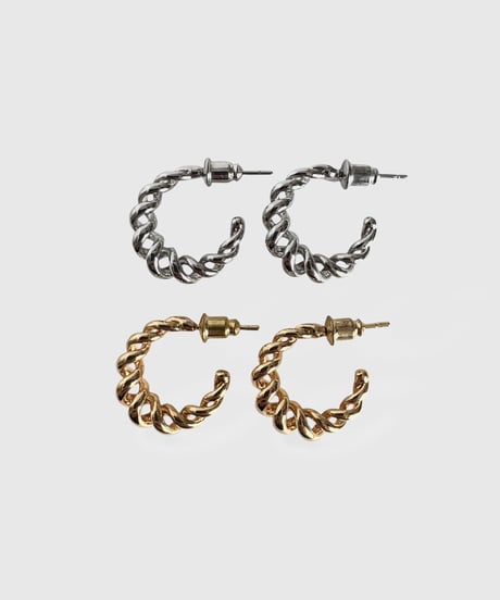 TWIST CIRCLE EARRINGS
