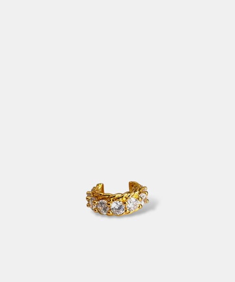 Cubic Zirconia Ear Cuff