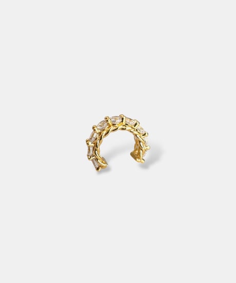 Cubic Zirconia Ear Cuff