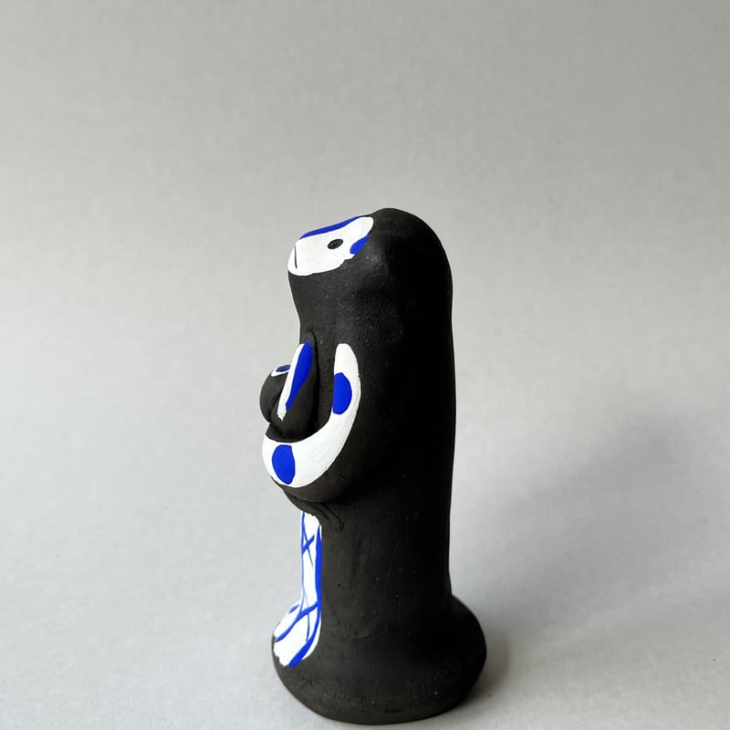 木の葉猿 子抱猿 青 | hibihibi269STORE