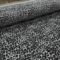 ヒョウ スエード シャーリング 起毛 生地【1mあたり550円】