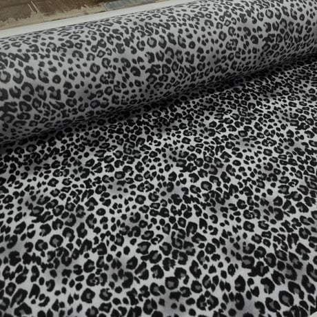 ヒョウ スエード シャーリング 起毛 生地【1mあたり550円】
