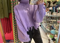 ケーブルダメージニット