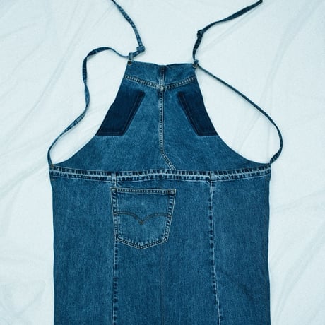 HEADS × WEYEP Indigo apron