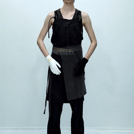 HEADS × WEYEP Black apron