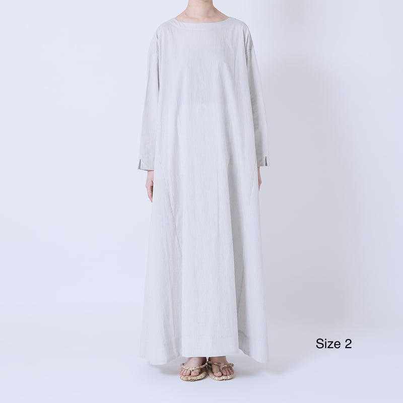 Yoli ヨリ　Check boatneck onepiece Sample sale】Check boatneck onepiece ※注意事項を必ずお読