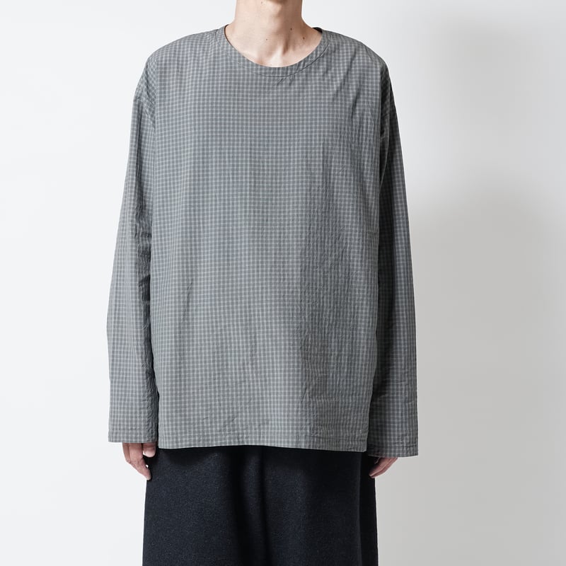 Yoli ヨリ / プルオーバーシャツ 新入荷 Yoli Pullover shirt コットンウール素材のプルオーバーシャツ