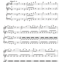 アイネ・クライネ・ナハトムジーク（ピアノ連弾版）モーツァルト