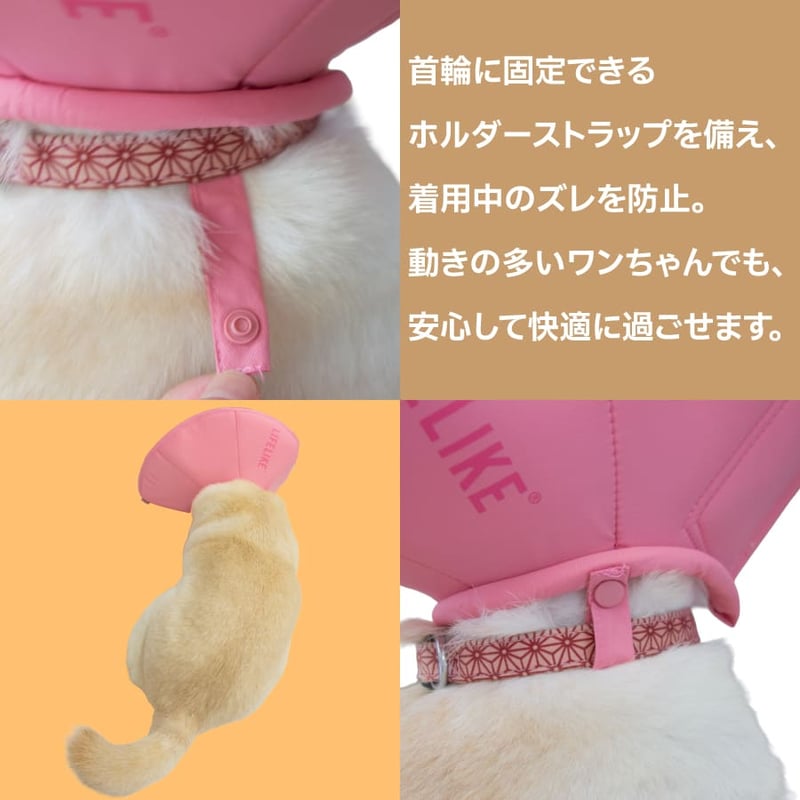 ライトエリザベスカラー M L 首周り27～36cm | 柴犬の服屋さんONE歩