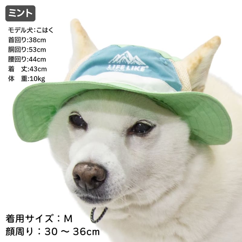 COOLINGマウンテンハット S M L 顔周り27〜45cm | 柴犬の服屋さんONE歩 COOLINGマウンテンハット S M L 顔周り27〜45cm | 柴犬の服屋さんONE歩