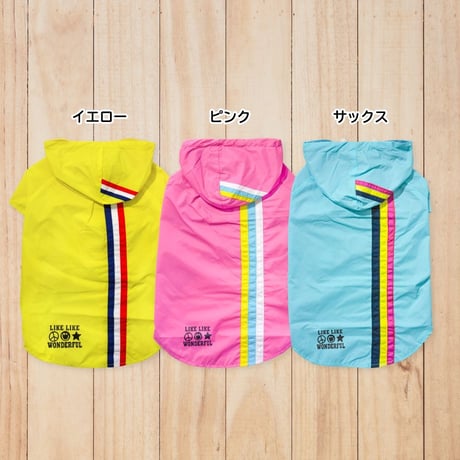 送料無料 トリコロールレインコート