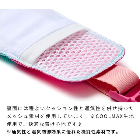 ビタミンカラーバンダナ S M L 保冷剤付き 首周り26〜46cm