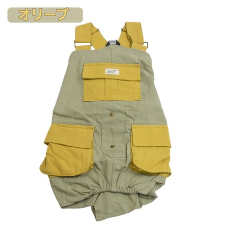 ミルアウトドアポケットオーバーオール 〜12kg 5号 6号