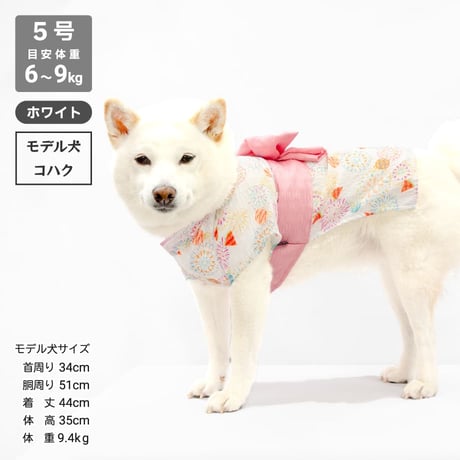 【在庫限り】夏祭り浴衣 6～9kg【ホワイト完売しました】