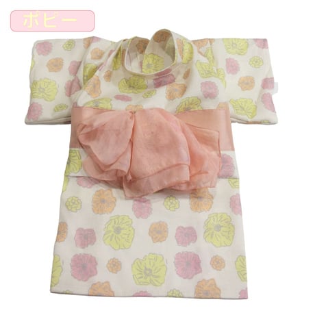 【送料無料】華やか大輪帯浴衣 6～10kg
